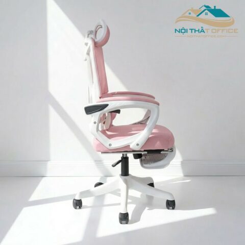 ghe xoay lam viec mau hong glv 0148 9