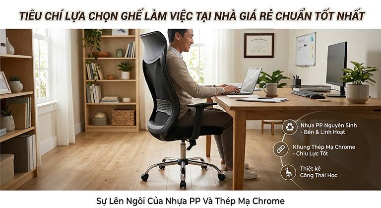 Review 7 Ghế Ngồi Làm Việc Tại Nhà Giá Rẻ Tốt Nhất 31 ghe lam viec tai nha gia re 2
